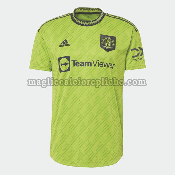 terza maglie calcio manchester united 2022 2023 thailandia verde