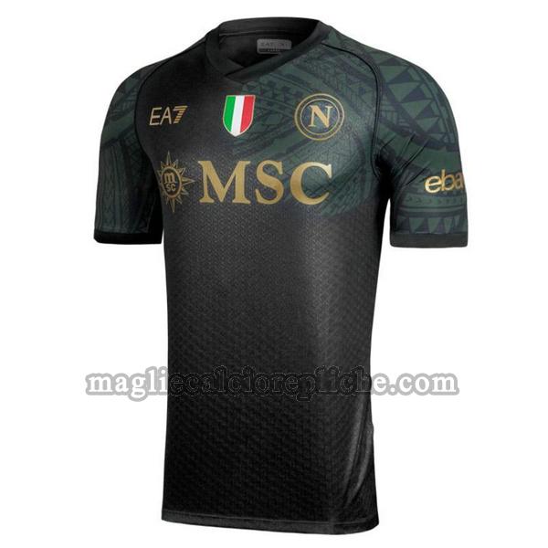 terza maglie calcio napoles 2023 2024 thailandia nero