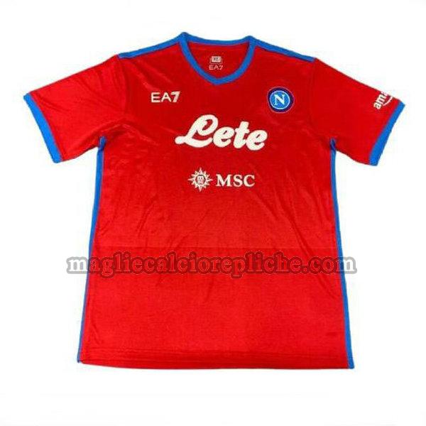 terza maglie calcio napoli 2021 2022 thailandia rosso