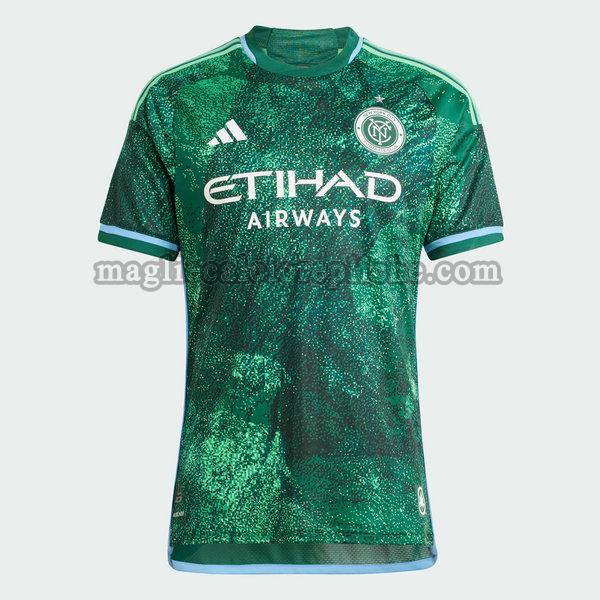 terza maglie calcio new york city 2023 2024 thailandia verde