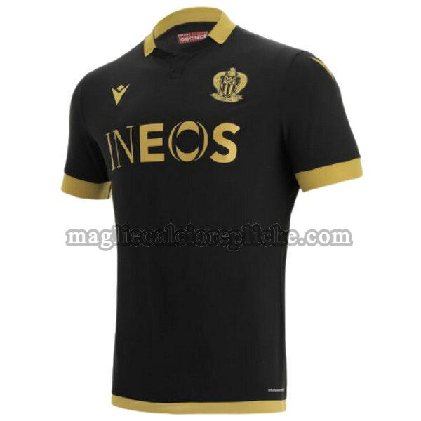 terza maglie calcio ogc nice 2021 2022 thailandia nero