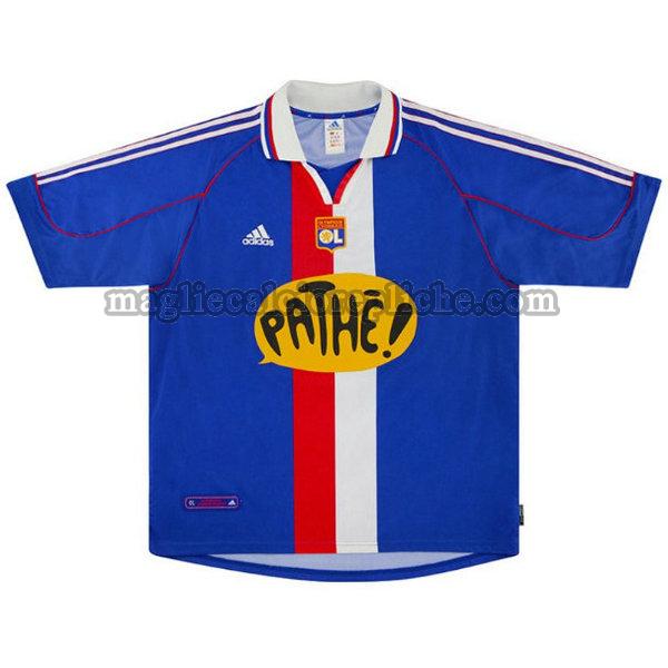 terza maglie calcio olympique lyon 2000-2001 blu