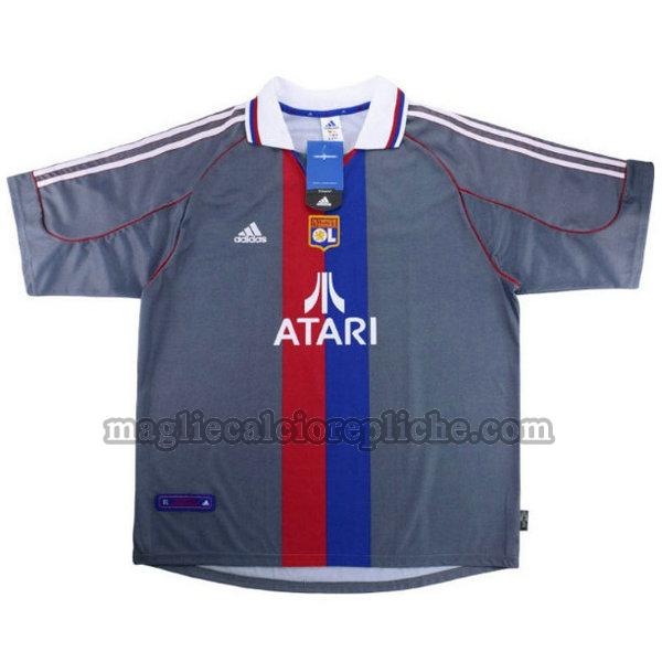 terza maglie calcio olympique lyon 2001-2002 nero