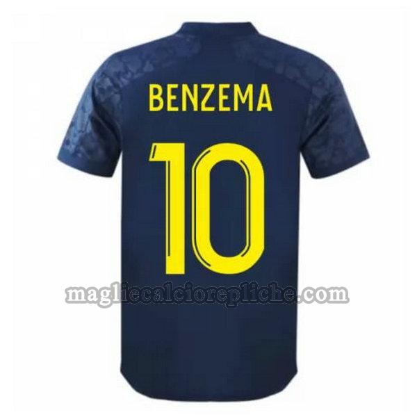 terza maglie calcio olympique lyon 2020-2021 benzema 10