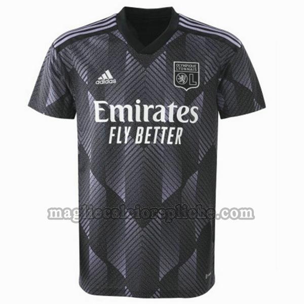 terza maglie calcio olympique lyon 2022 2023 grigio