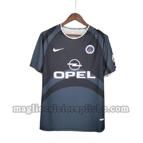 terza maglie calcio psg 2001 02 grigio