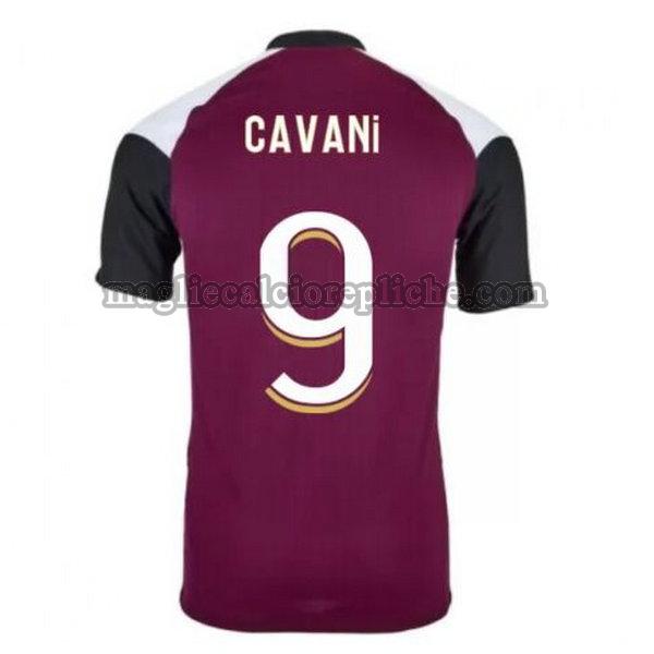 terza maglie calcio psg 2020-2021 cavani 9 porpora