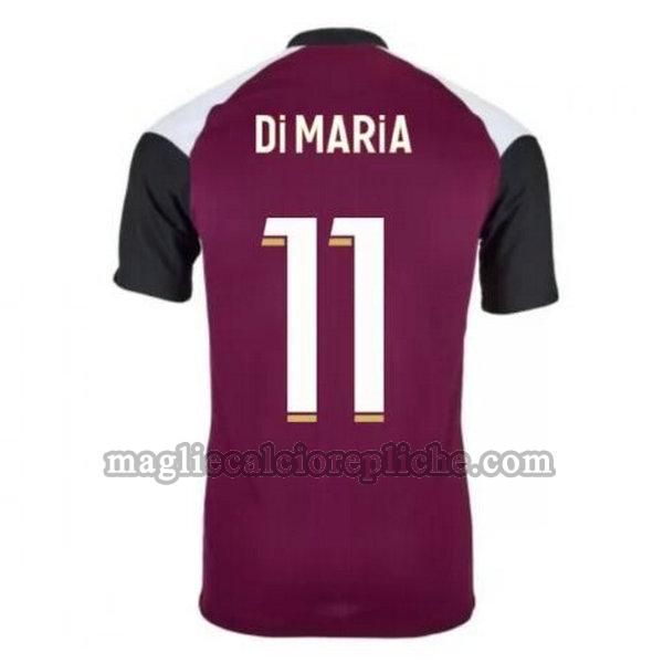 terza maglie calcio psg 2020-2021 di maria 11 porpora