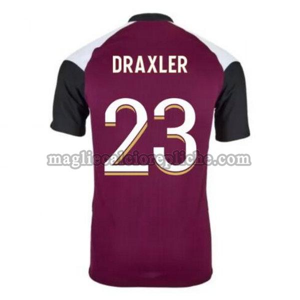 terza maglie calcio psg 2020-2021 draxler 23 porpora