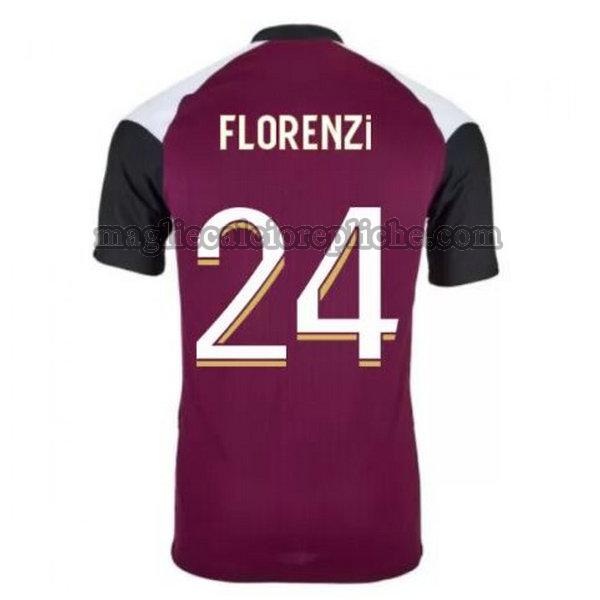 terza maglie calcio psg 2020-2021 florenzi 24 porpora