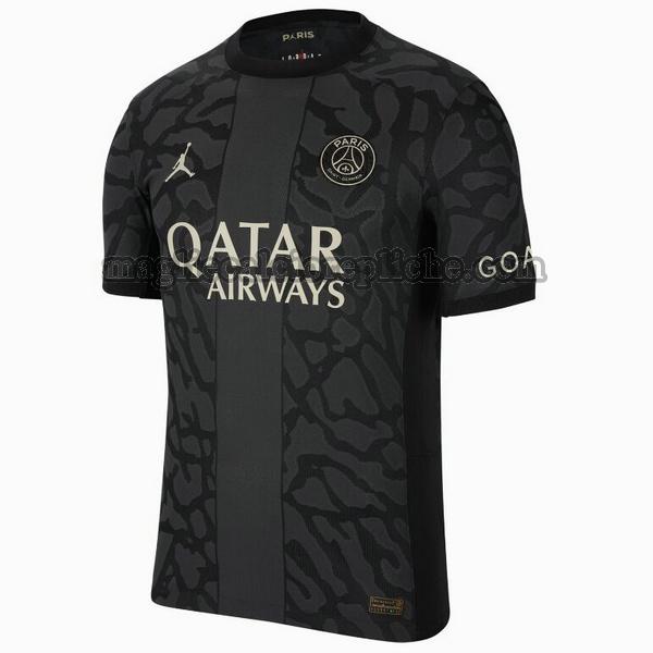 terza maglie calcio psg 2023 2024 thailandia nero