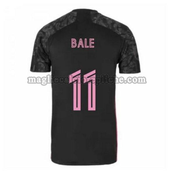 terza maglie calcio real madrid 2020-2021 bale 11 nero