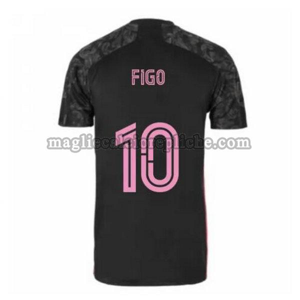 terza maglie calcio real madrid 2020-2021 figo 10 nero