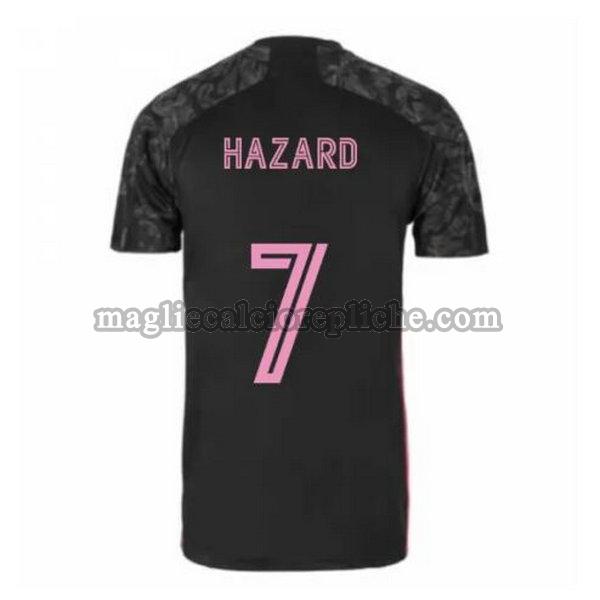 terza maglie calcio real madrid 2020-2021 hazard 7 nero