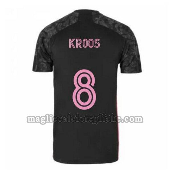 terza maglie calcio real madrid 2020-2021 kroos 8 nero