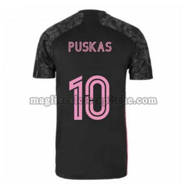 terza maglie calcio real madrid 2020-2021 puskas 10 nero