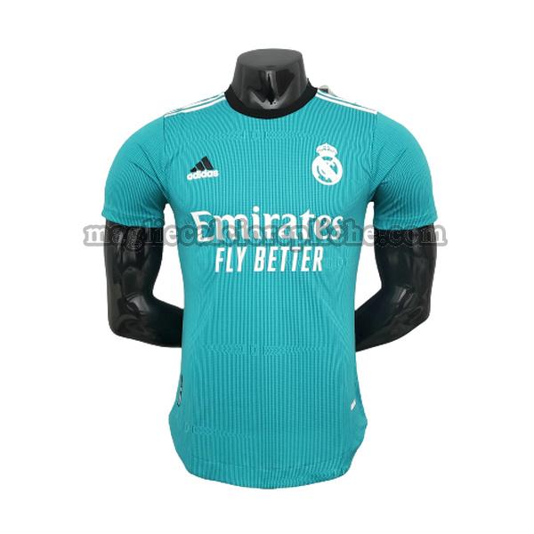 terza maglie calcio real madrid 2021 2022 player verde