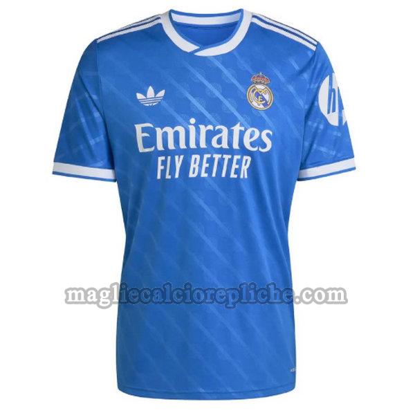 terza maglie calcio real madrid 2025 2026 thailandia blu