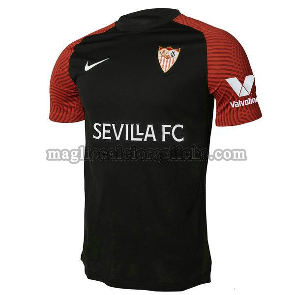 terza maglie calcio siviglia 2021 2022 thailandia nero