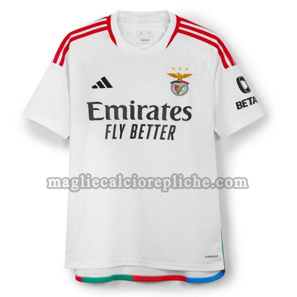 terza maglie calcio sl benfica 2023 2024 bianco