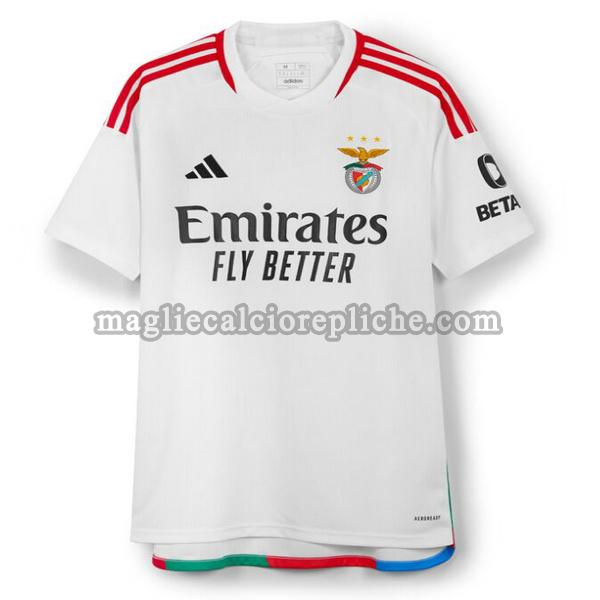 terza maglie calcio sl benfica 2023 2024 thailandia bianco