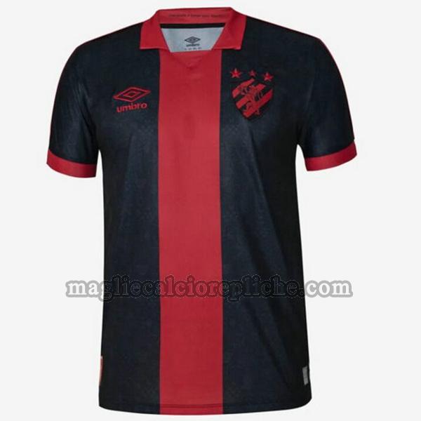 terza maglie calcio sport recife 2023 2024 thailandia nero rosso