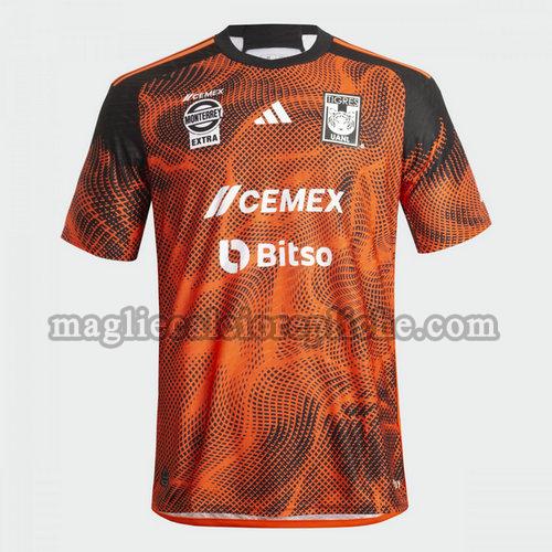 terza maglie calcio tigres uanl 2023 2024 thailandia arancione