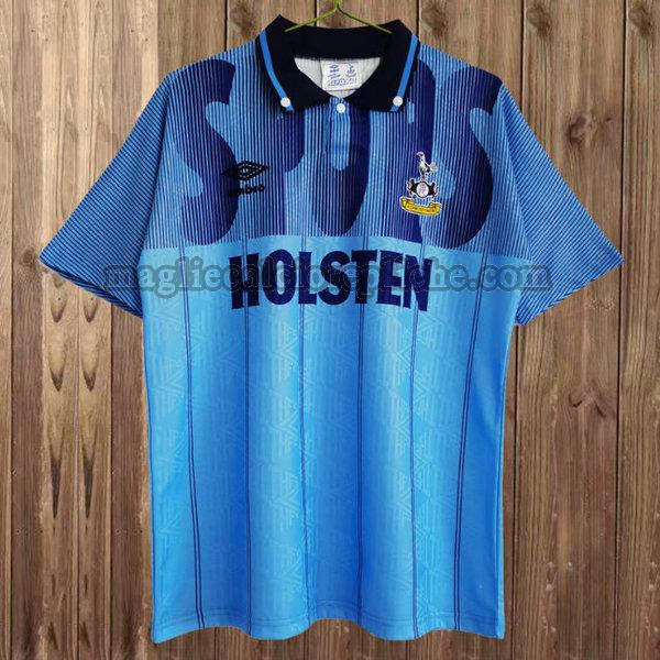 terza maglie calcio tottenham hotspur 1991-1994 blu