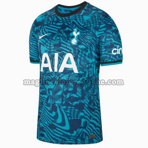 terza maglie calcio tottenham hotspur 2022 2023 thailandia blu