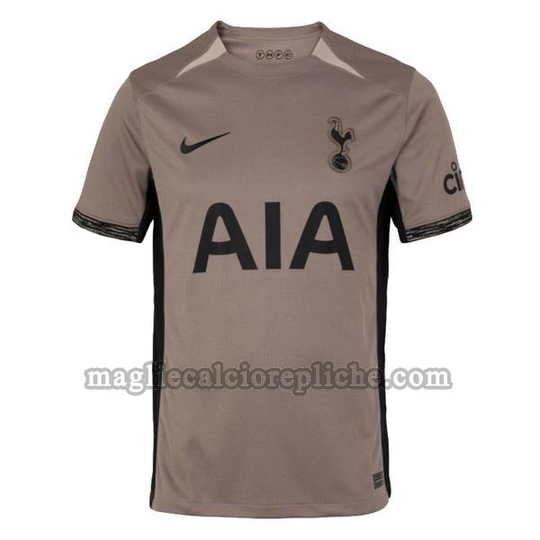 terza maglie calcio tottenham hotspur 2023 2024 thailandia grigio