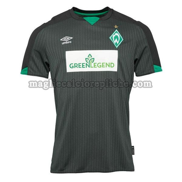 terza maglie calcio werder brema 2021 2022 thailandia nero