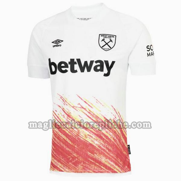 terza maglie calcio west ham 2022 2023 thailandia rosso