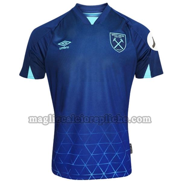 terza maglie calcio west ham 2023 2024 thailandia blu