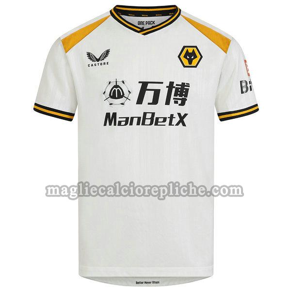 terza maglie calcio wolverhampton 2021 2022 thailandia bianco