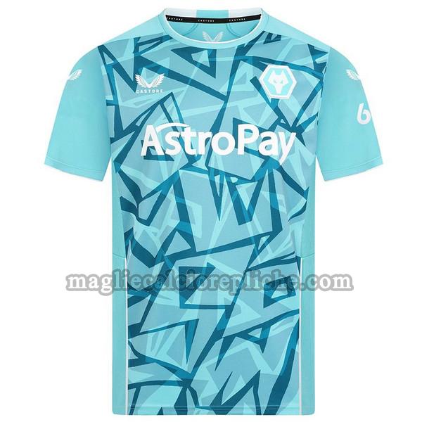 terza maglie calcio wolverhampton 2023 2024 thailandia blu