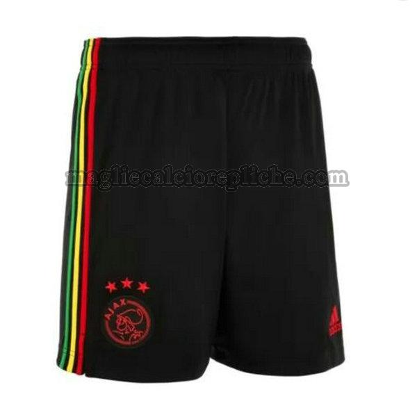 terza pantaloncini calcio ajax 2021 2022 nero