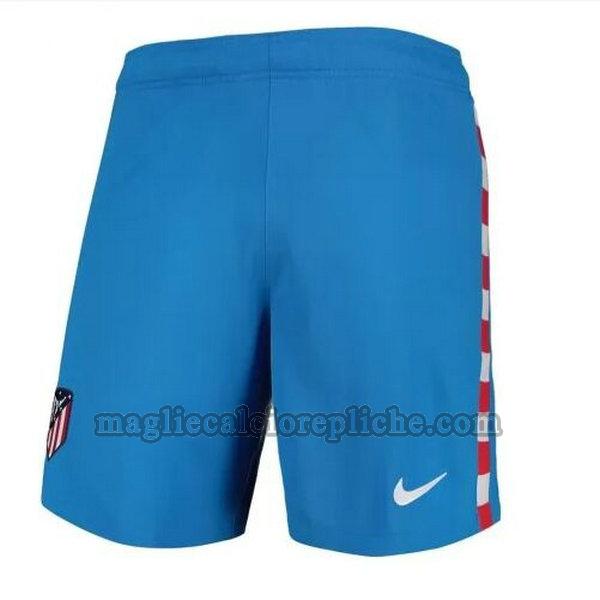 terza pantaloncini calcio atlético madrid 2021 2022 blu