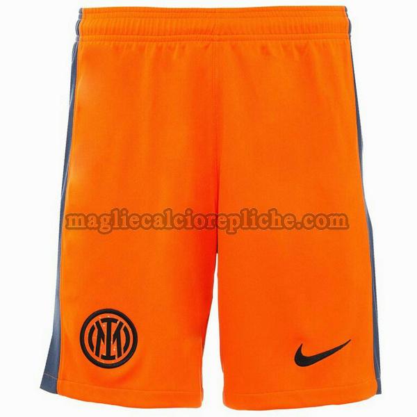 terza pantaloncini calcio inter 2023 2024 arancione