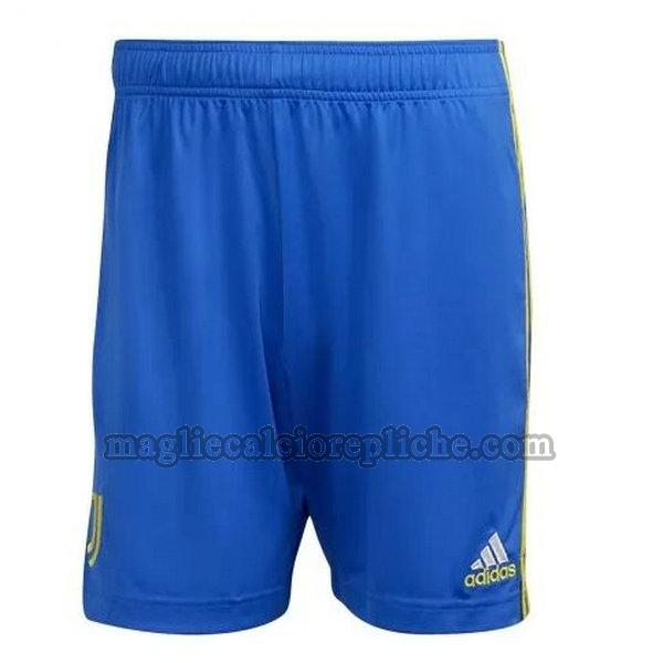 terza pantaloncini calcio juventus 2021 2022 blu