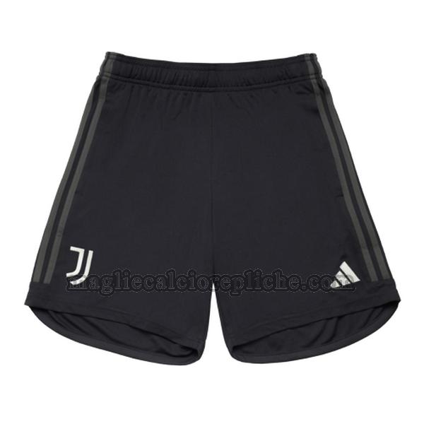 terza pantaloncini calcio juventus 2023 2024 nero