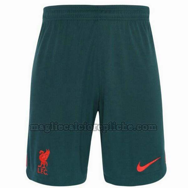 terza pantaloncini calcio liverpool 2022 2023 verde