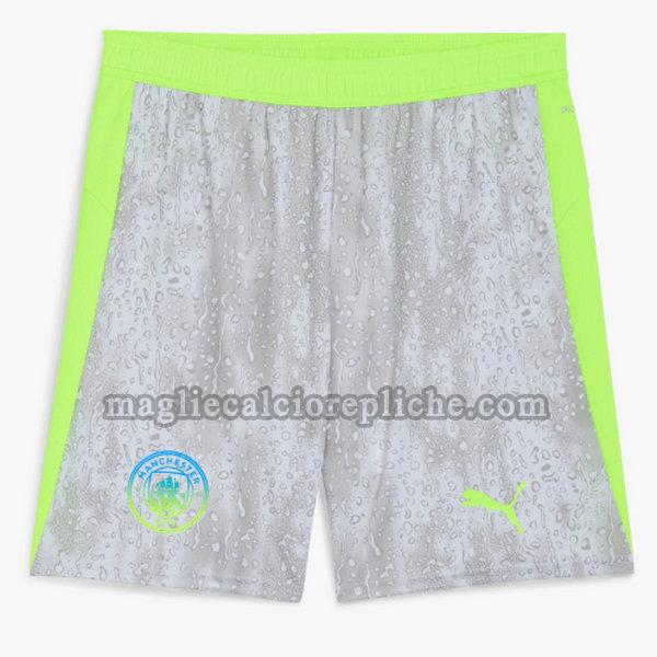 terza pantaloncini calcio manchester city 2025 2026 grigio