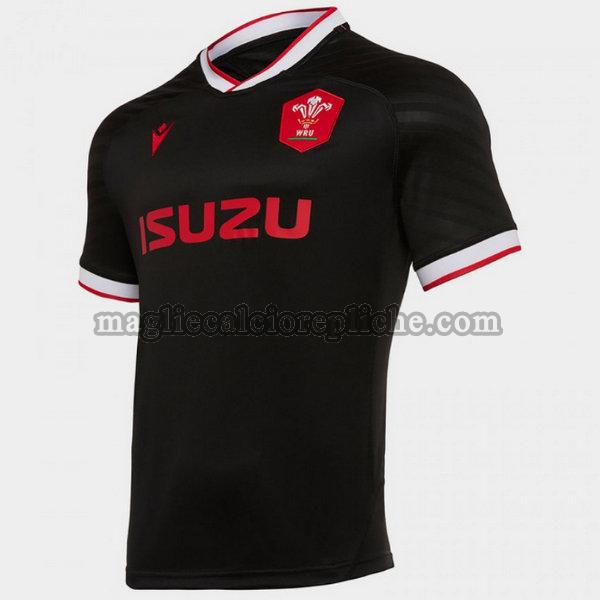 third maglie calcio galles 2021 nero