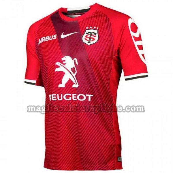 third maglie calcio stade toulousain 2018-2019 rosso