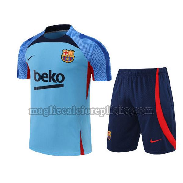 training maglie calcio barcellona 2022 2023 completo blu