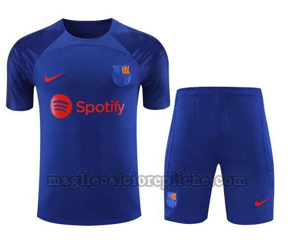 training maglie calcio barcellona 2023 2024 completo blu