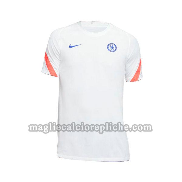 training maglie calcio chelsea 2020-2021 bianco