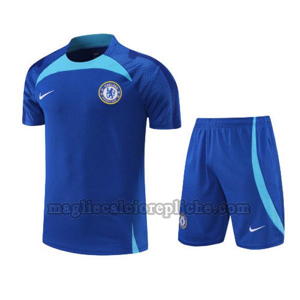 training maglie calcio chelsea 2022 2023 completo blu