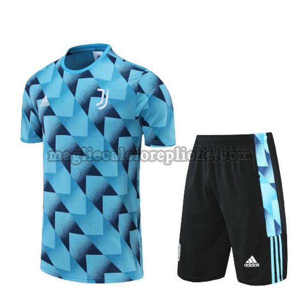 training maglie calcio juventus 2022 2023 completo blu