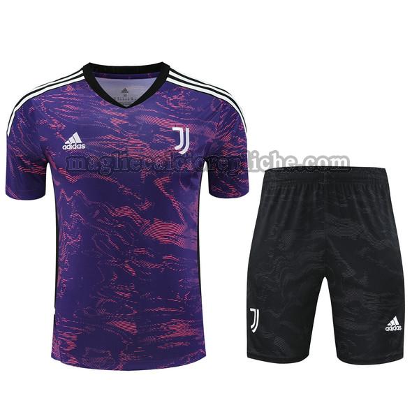 training maglie calcio juventus 2023 2024 completo purple